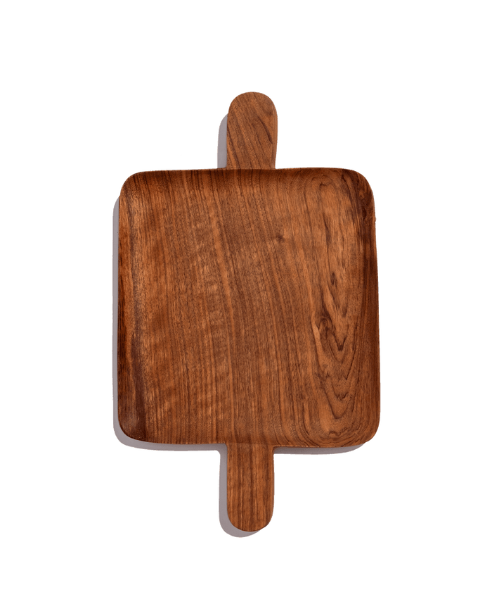 Walnut Double Handed Tray