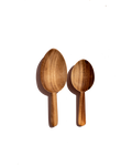 Walnut Scoop Spoon - Set of 2
