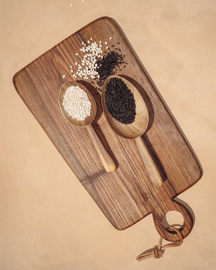 Walnut Scoop Spoon - Set of 2