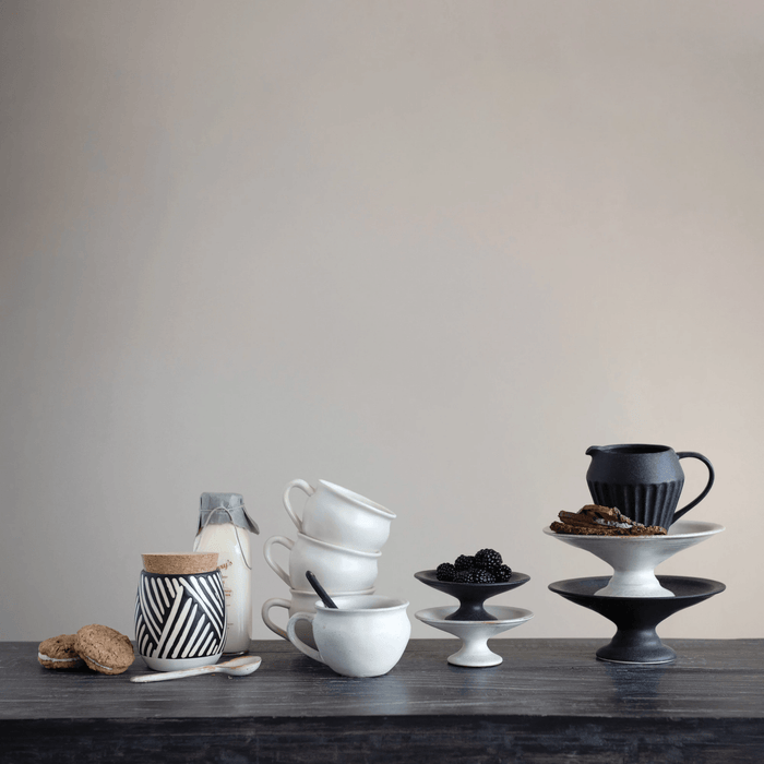 White Glazed Stoneware Mug